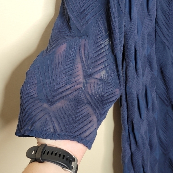 Anthropologie Holding Horses | Augusta Navy Crochet Boho Dress - Picture 6 of 7